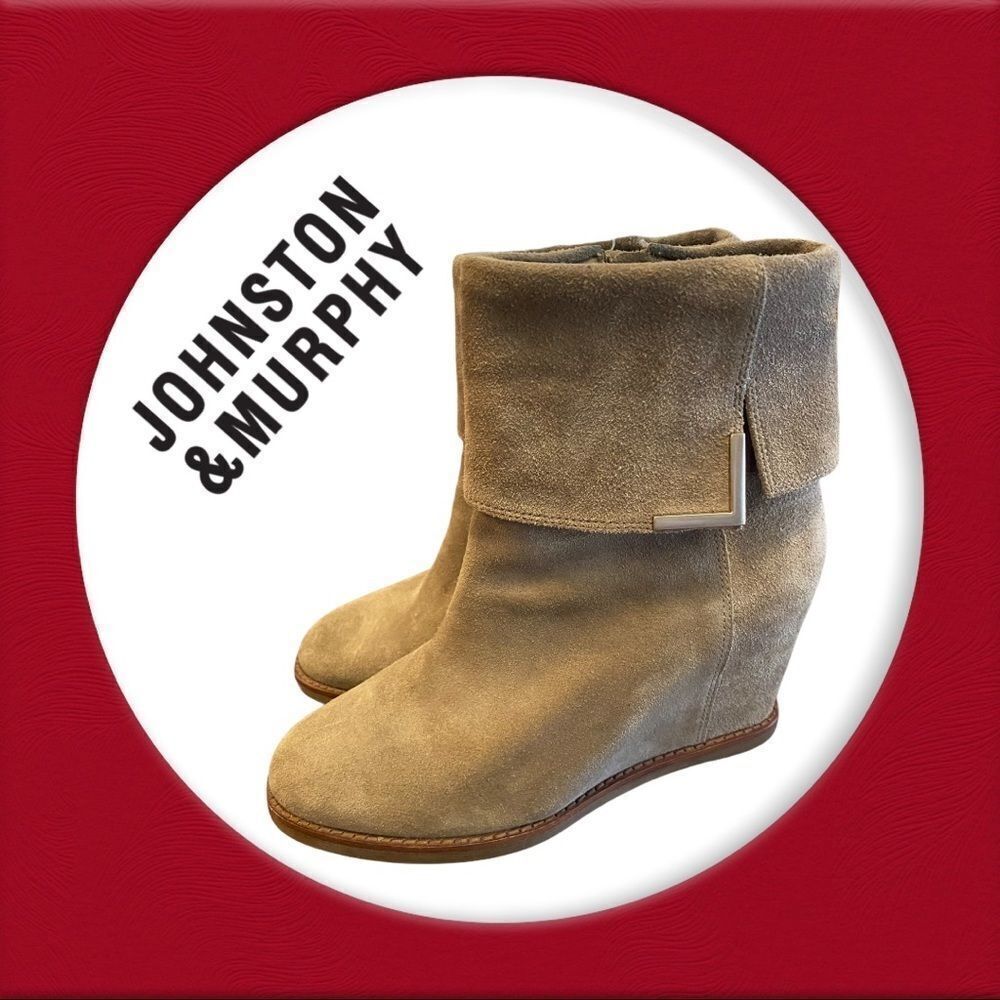 Johnston Murphy Brynn Leather Booties 8